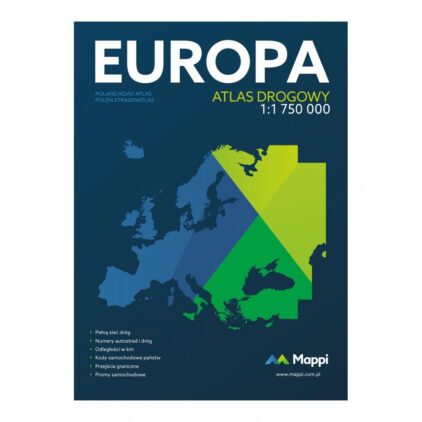 ATLAS EUROPY 2015 - DROGOWY 1:1 750 000